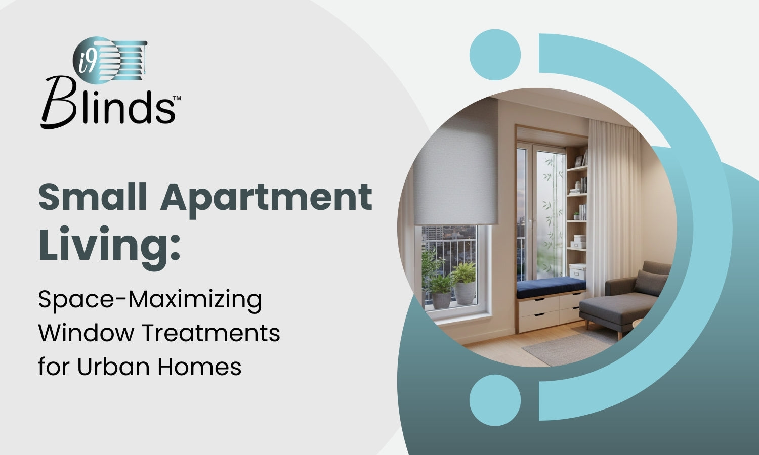 Photo inspiration: Sustainable Window Treatments For Apartments With Small Balconies Reference: Space Saving Window Treatments For Small Apartments